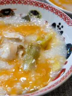 鶏と貝柱の中華粥-レシピのメイン写真