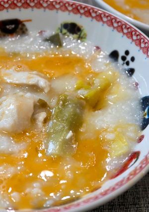 鶏と貝柱の中華粥-レシピのメイン写真