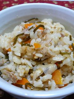 塩昆布の炊き込みごはん-レシピのメイン写真