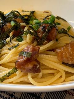 焼き鳥缶de甘辛パスタ-レシピのメイン写真