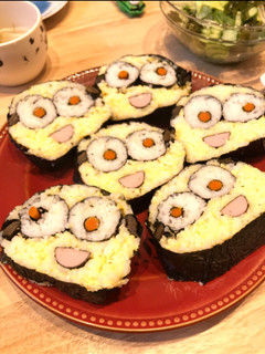 ミニオンの恵方巻-レシピのメイン写真
