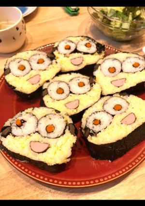 ミニオンの恵方巻-レシピのメイン写真