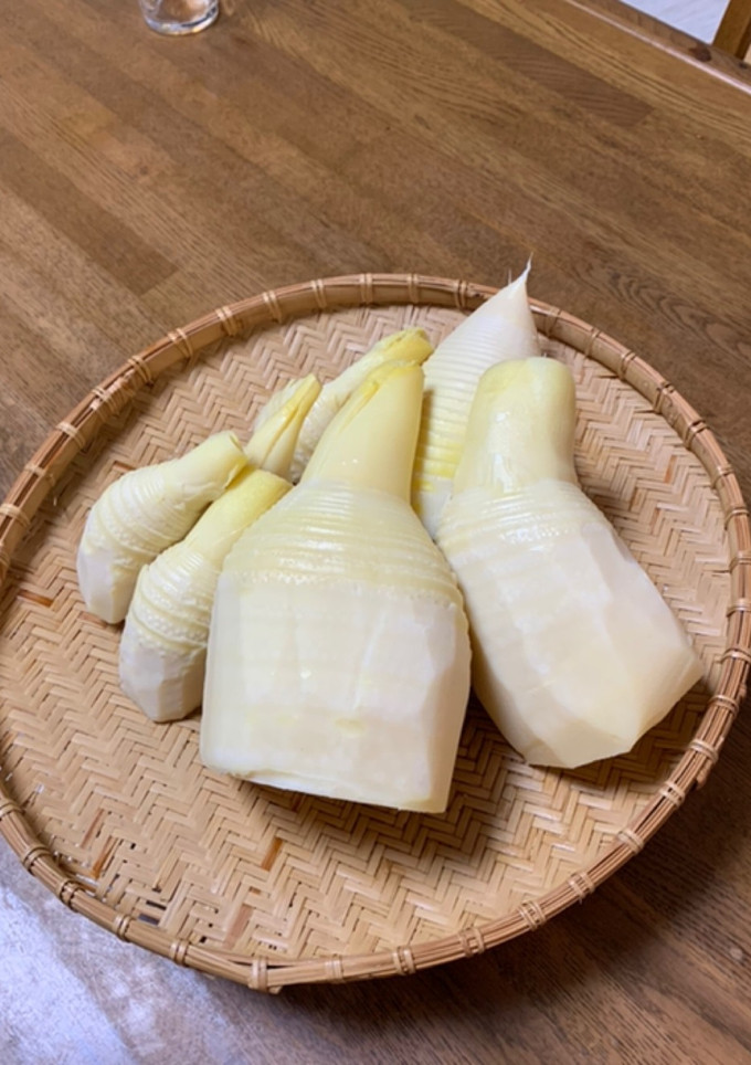 今が旬、筍のアク抜き湯がき方^ ^-レシピのメイン写真