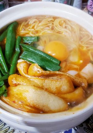 簡単！卵とろ～り♪甘辛チゲ豆腐-レシピのメイン写真