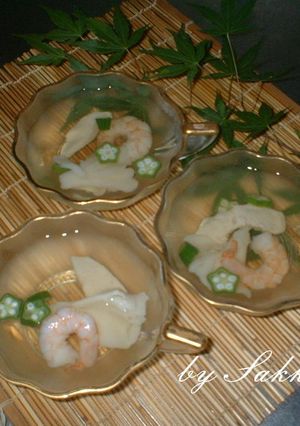 夏のぷるるん小鉢♪-レシピのメイン写真