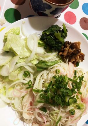 サラダそうめん-レシピのメイン写真