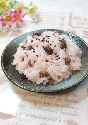 母の味♪ほんのり甘いお赤飯♪-レシピのメイン写真