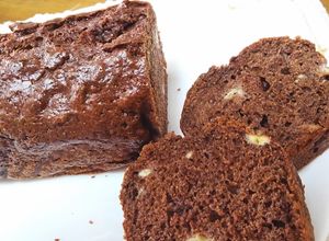 作業5分★ココアバナナパウンドケーキ❤❤-レシピのメイン写真