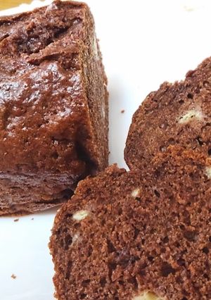 作業5分★ココアバナナパウンドケーキ❤❤-レシピのメイン写真