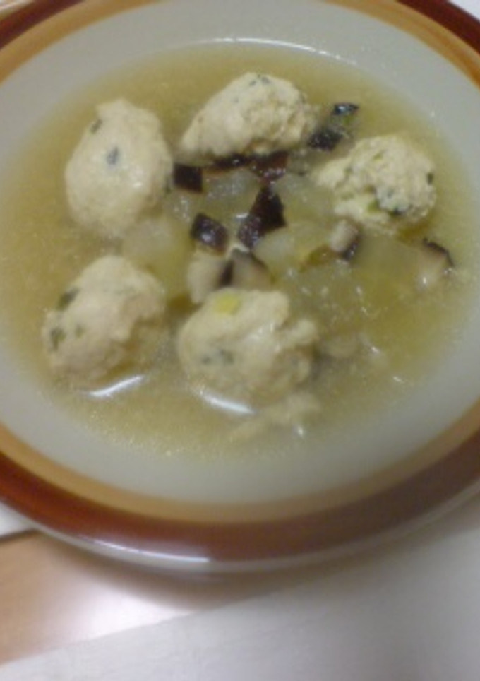 冬瓜と鶏だんごのスープ-レシピのメイン写真