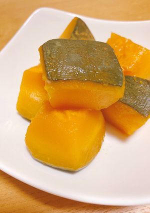 ストウブで作るカボチャの煮物-レシピのメイン写真