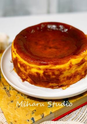 家で楽しく作れる/本格バスクチーズケーキ-レシピのメイン写真