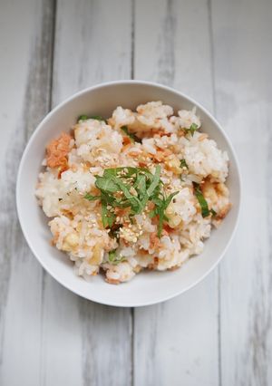 お弁当に♪鮭フレークと大葉の混ぜご飯-レシピのメイン写真