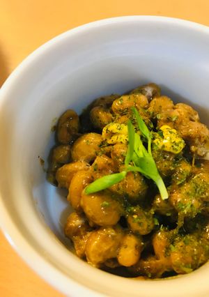 のこったカレーで●納豆カレーサッと炒め-レシピのメイン写真