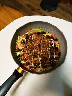 簡単キャベツたっぷりのお好み焼き風-レシピのメイン写真