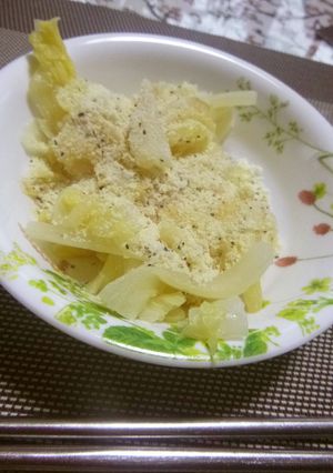 白菜温サラダ　粉チーズかけ-レシピのメイン写真