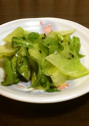 レタスの胡麻炒め-レシピのメイン写真