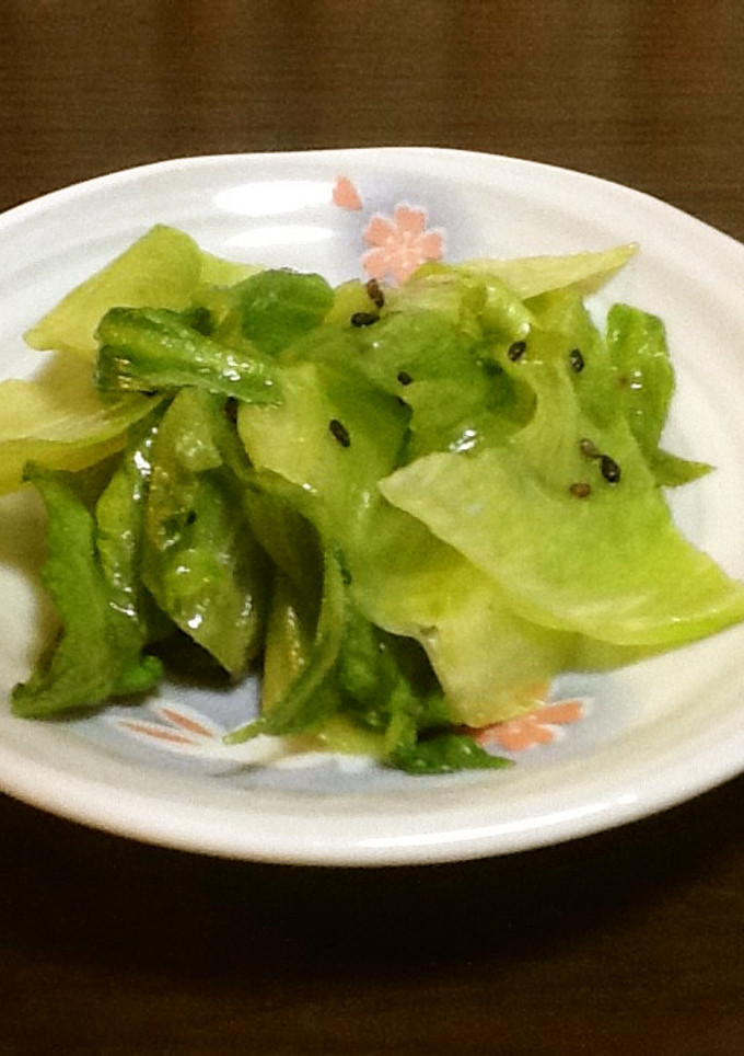 レタスの胡麻炒め-レシピのメイン写真