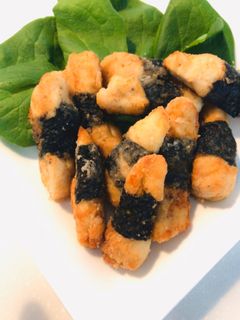 花椒風味ササミの磯部焼き-レシピのメイン写真