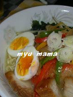 野菜たっぷり塩らーめん-レシピのメイン写真