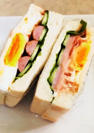 食パンバーガー-レシピのメイン写真