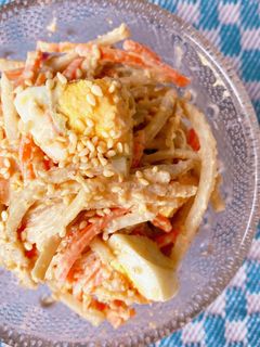 *卵とごぼうの味噌マヨサラダ*-レシピのメイン写真