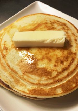 もちフワ豆腐ホットケーキ-レシピのメイン写真