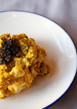 かぼちゃと筍のビストロ風ポテトサラダ-レシピのメイン写真