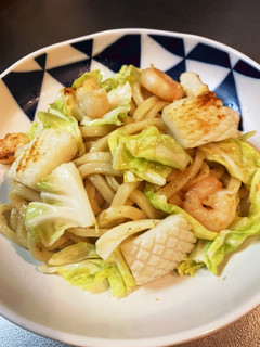 洋風*シーフード焼うどん-レシピのメイン写真
