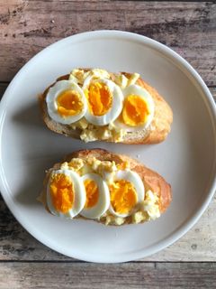 タマゴを使ったフランスパンアレンジ!-レシピのメイン写真