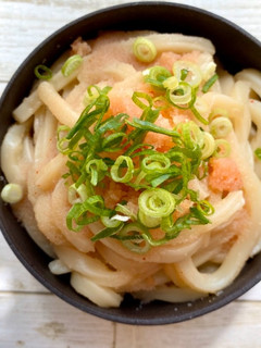 レンチンで簡単!明太バターうどん-レシピのメイン写真
