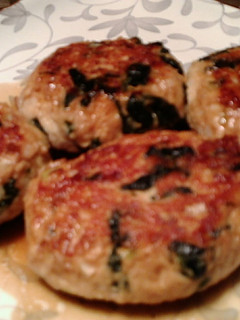 ワカメ入りつくねの照り焼き-レシピのメイン写真