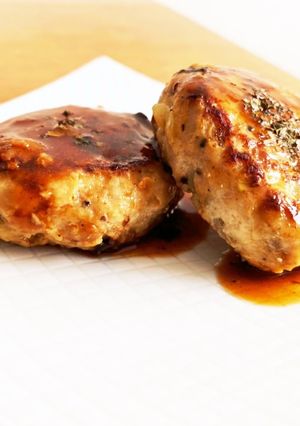 ＊鶏ひき・豚ひき　ふっくらお豆腐バーグ＊-レシピのメイン写真