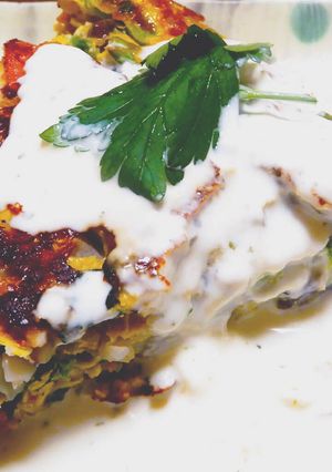 チーズソースで食べるスパニッシュオムレツ-レシピのメイン写真