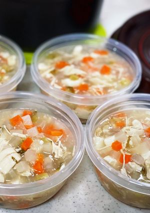 犬ごはん　鶏肉と野菜のおじや-レシピのメイン写真