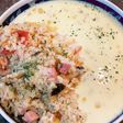 丸ごとトマトのベーコンピラフ