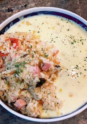 丸ごとトマトのベーコンピラフ-レシピのメイン写真