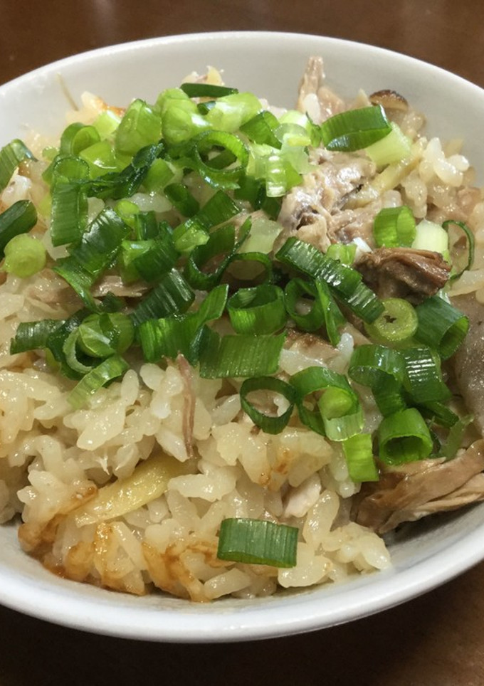 絶品！煮豚とキノコの炊き込みご飯-レシピのメイン写真