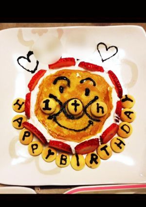 アンパンマン　バースデーケーキ-レシピのメイン写真