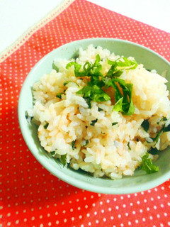簡単!しそと明太子の旨ウマ☆まぜご飯-レシピのメイン写真