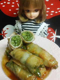 リカちゃん♡いんげんの肉巻き甘辛たれ-レシピのメイン写真