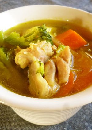 鶏ももとお野菜のカレースープ♩-レシピのメイン写真