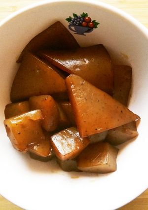 【子どもと作ろう】楽しい簡単こんにゃく煮-レシピのメイン写真