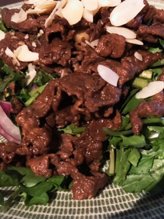 クレソンと牛肉のごちそうサラダ-レシピのメイン写真