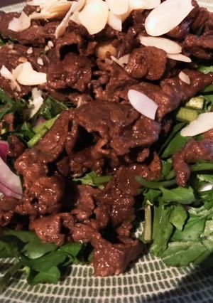 クレソンと牛肉のごちそうサラダ-レシピのメイン写真