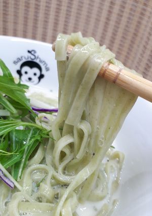 カルボナーラ風猿麺(乾麺)-レシピのメイン写真