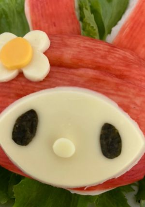 マイメロのお顔パーツ-レシピのメイン写真