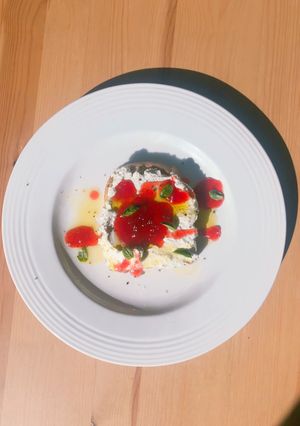 リコッタチーズとイチゴのトースト-レシピのメイン写真