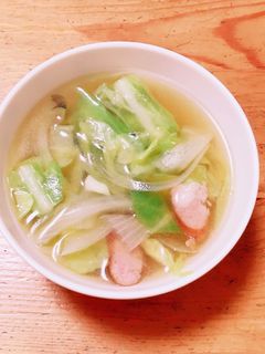☆キャベツとウインナースープ☆-レシピのメイン写真