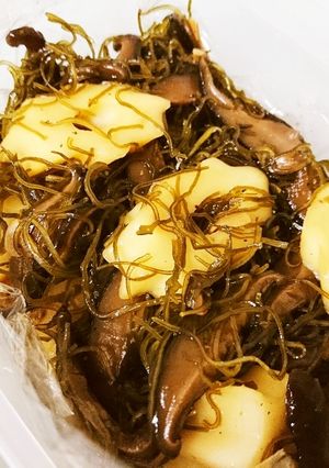 作り置き☆切り昆布とちくわぶの煮物-レシピのメイン写真